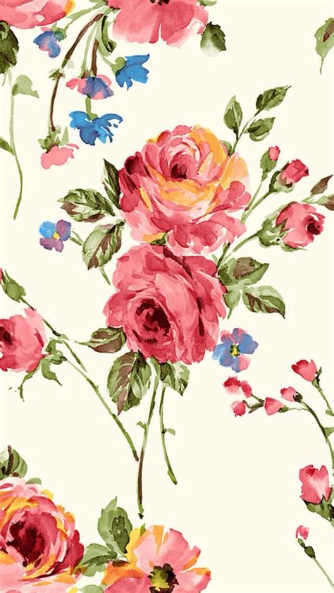 50 Vintage Floral Iphone Wallpaper