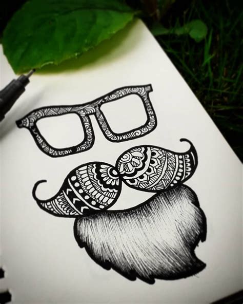 Samriddhi Sahu On Instagram Beard And Swag 🤘 Timepass Doodling Just