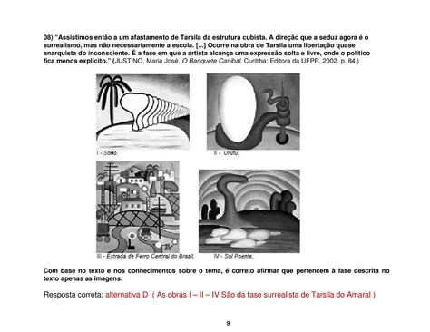Questões De Arte Com Gabarito