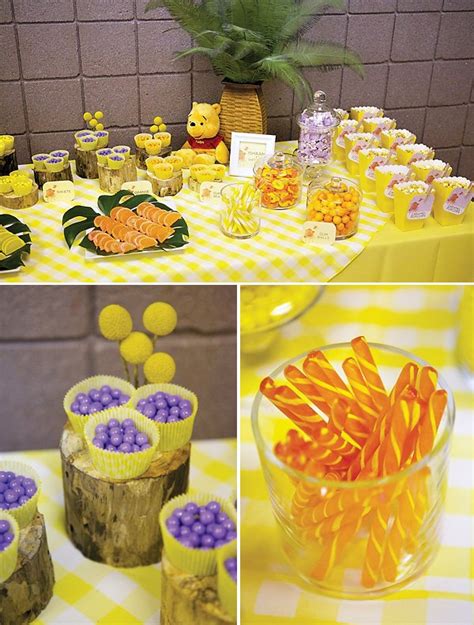 Winnie The Pooh Inspired Sweets Table Hostess With The Mostess