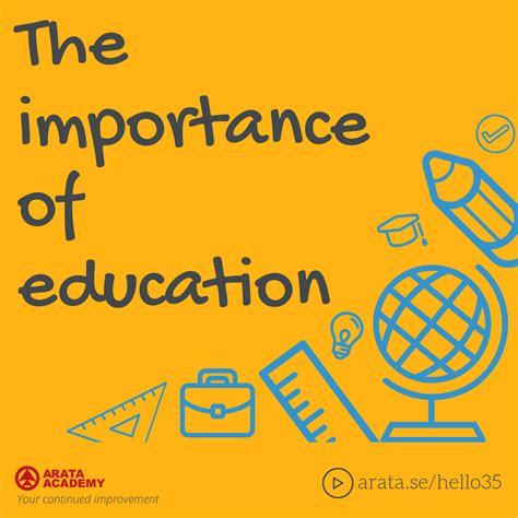 The Importance of Education - Arata Academy