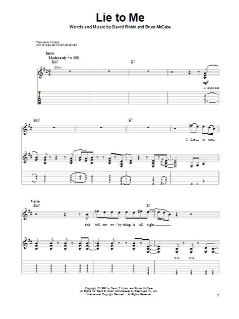 Dm g i hope you lie, lie, lie, lie. Lie To Me by Jonny Lang - Guitar Tab Play-Along - Guitar ...