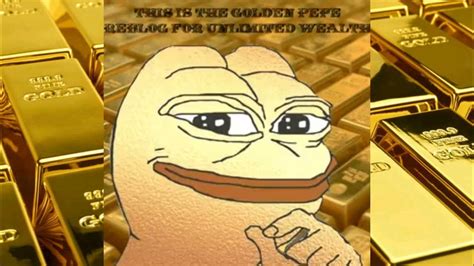 Rare Golden Pepe Meme Magic Money Youtube