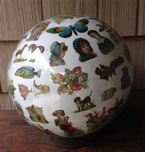 Decorated Blown Glass Globe