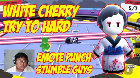 White Cherry Try Hard Duel Teddy Bear Emotes Stumble Guys Stumble