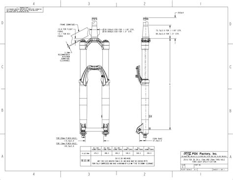 Fork 2016 36mm User Specification Drawings Bike Help Center Fox