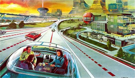 44 Best 1950s Futuristic Cities Images On Pinterest Future City