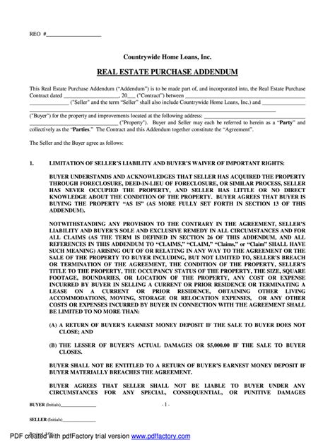 California Addendum Contract Fill Online Printable Fillable Blank