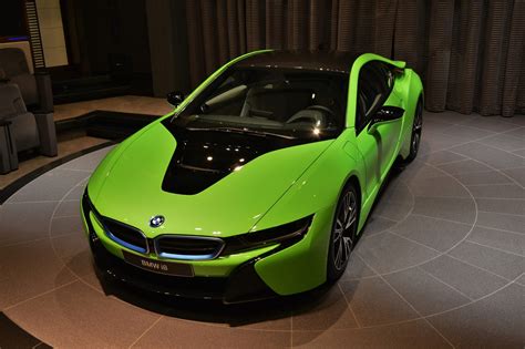 Explore the benefits of electric cars and hybrids. Ever Seen a Lime Green BMW i8 Before? | Carscoops