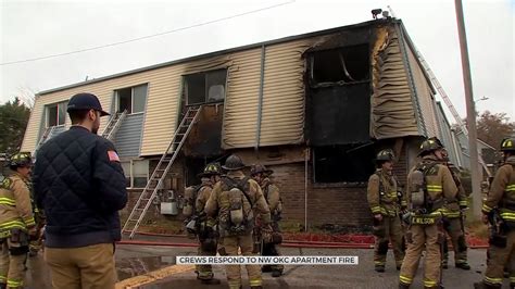 Crews Battle Apartment Fire In Nw Oklahoma City