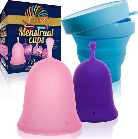 Talisi Reusable Menstrual Cup With Collapsible Silicone Foldable
