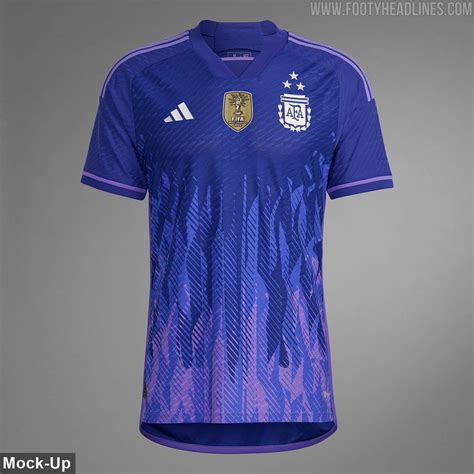 Argentina 3 Stars Away Kit To Feature White Fifa World Cup Winners