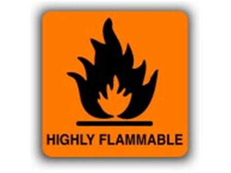 Warning Labels Highly Flammable Hazard Symbol Labelservice Co Uk