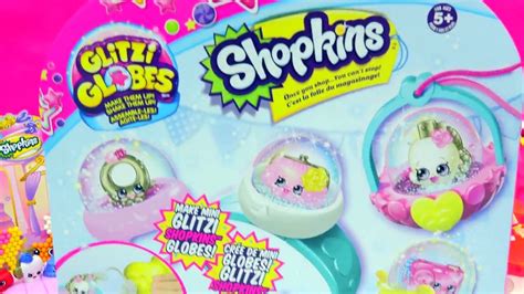 Cookieswirlc Shopkins Jewelry Pack Glitzi Globes Water Play Snow Dome