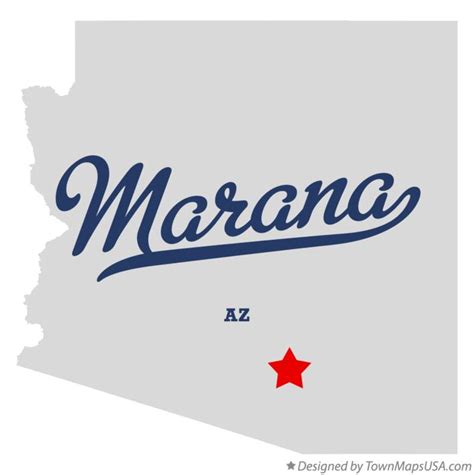 Map Of Marana Az Arizona