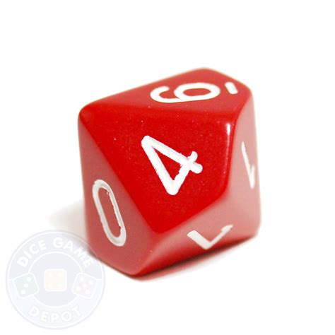 10 Sided Dice For Sale Standard Sized Dice Game Depot