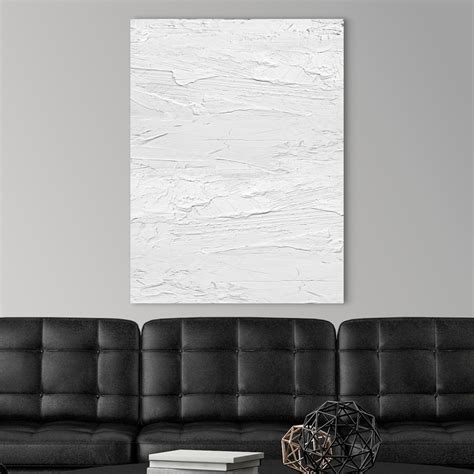 Textured On White I Wall Art Canvas Prints Framed Prints Wall Peels
