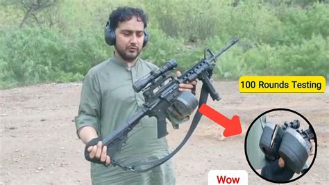 M4 Carbine Drum Magazine Testing 100 Rounds Technical Weapons Youtube