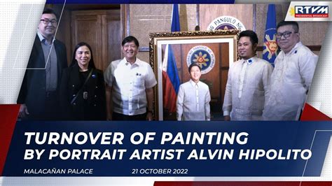 Turnover Of Painting By Portrait Artist Alvin Hipolito 10212022 Youtube