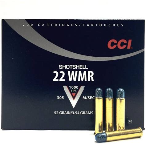 Cci 22wmr Shotshell 20 Rounds Rimfire Ammunition Reloaders