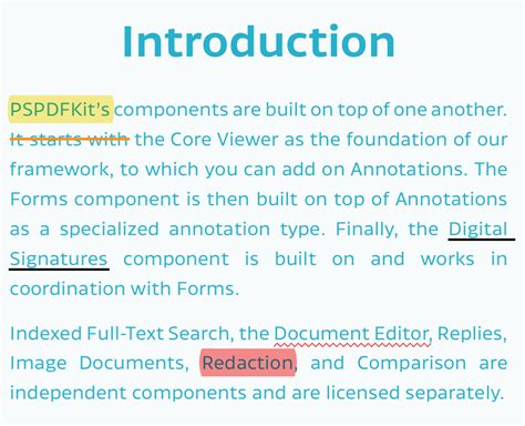 Making Notes On A Pdf Document Pspdfkit