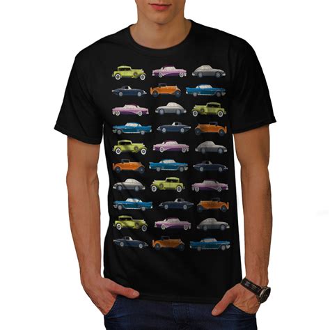 Wellcoda Classic Old Pattern Car Mens T Shirt Retro Graphic Design Printed Tee Ebay