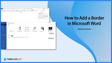 How To Add A Border In Microsoft Word