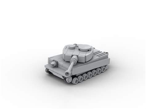 Lego Moc Mini Tiger Tank By Qwinter Rebrickable Build With Lego