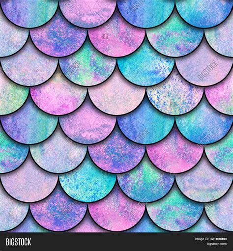 Mermaid Fish Scale Image And Photo Free Trial Bigstock
