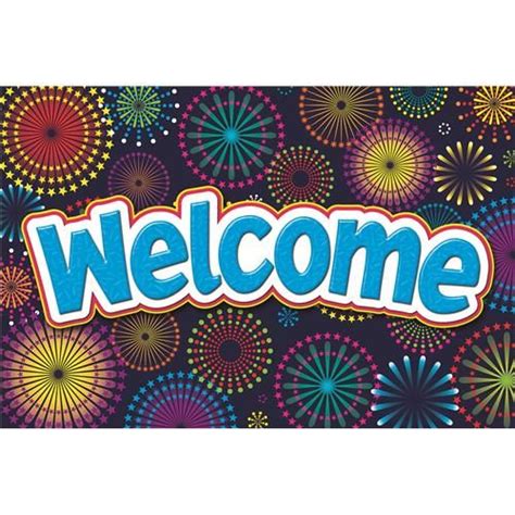 Fireworks Welcome Postcards Teacher Created Resources Nautical