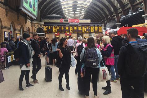 Long Delays At York Station After Trespasser On The Line At Leeds