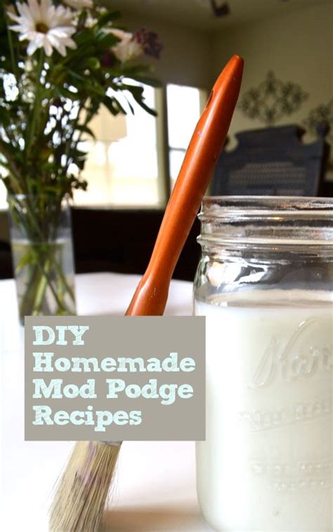 Homemade Mod Podge Recipes Diy Projects To Try Craft Projects Homemade
