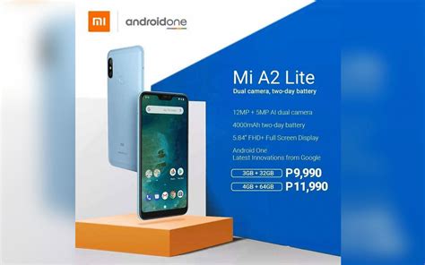 Xiaomi Mi A2 And Mi A2 Lite Pricing And Specs In The Philippines