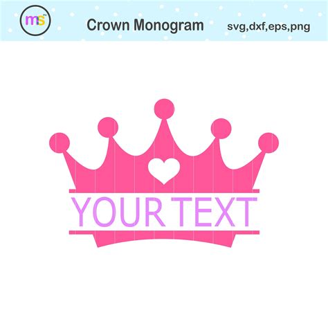 Clip Art And Image Files Crown Monogram Crown Svg Crown Svg Files Svg