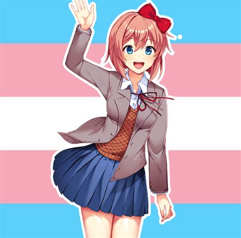 Trans Sayori Profile Pfps