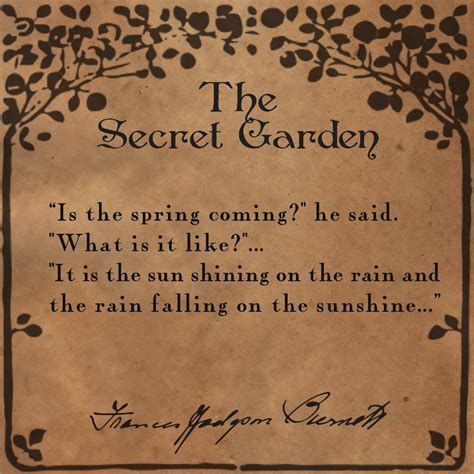Frances Hodgson Burnett Fun Facts The Secret Garden