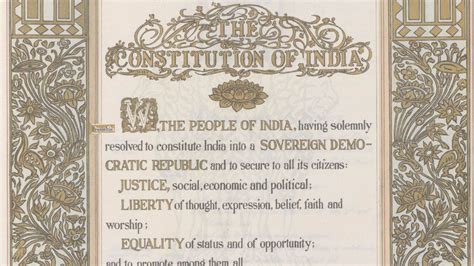 Bet You Didnt Know All This About The Indian Constitution