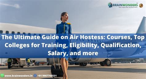 The Ultimate Guide On Air Hostess Courses Top Colleges For Training