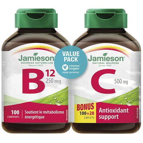 They are also a dedicated. Jamieson B12 + Vitamin C - 100's +100's | London Drugs