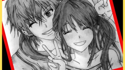 Dibujos A Lapiz Anime De Amor Reverasite
