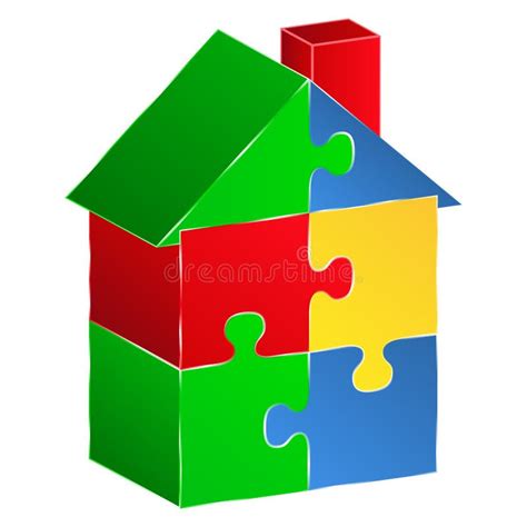 1 House Made Puzzle Pieces Free Stock Photos Stockfreeimages