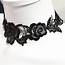 Black Lace Choker – Roses Collar Twisted Pixies