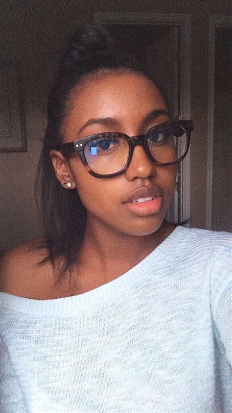 Pin By Offiong Jones On Black Geeky Nerdy Cool Black Beauties Girls With Glasses Beautiful
