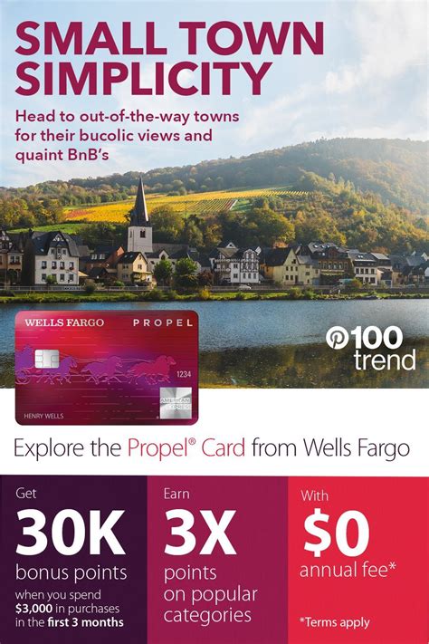 Wells fargo propel american express® card. Head to out-of-the way-towns for their bucolic views and quaint BnB's. Apply for and use your ...