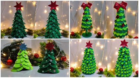 How To Make Paper Christmas Tree 🌲 Diy Christmas Tree Making At Home