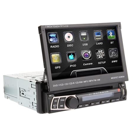 Autoradio 1 Din Stereo 7 Gps Navigatore Auto Bluetooth Touch Screen