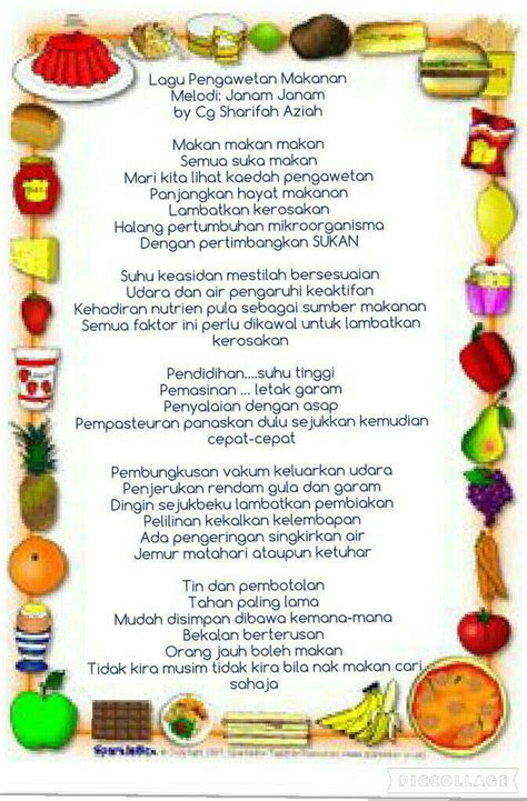 Download mp3 sains tahun 6 pengawetan makanan dan video mp4 gratis. Lagu Parodi Sains Tahun 6 Unit 8: Pengawetan Makanan ...