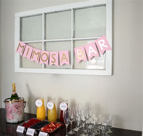 Adorn Event Styling Baby Shower Brunch And Mimosa Bar