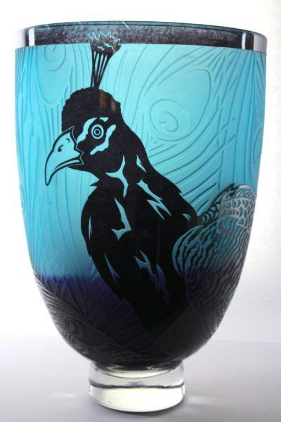 Peacock Glass Blowing Glass Art Glass