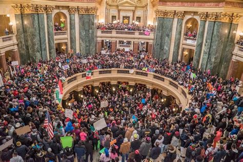 A Day Without Latinos Draws Thousands To Wisconsin State Capitol To Protest Immigration Bills